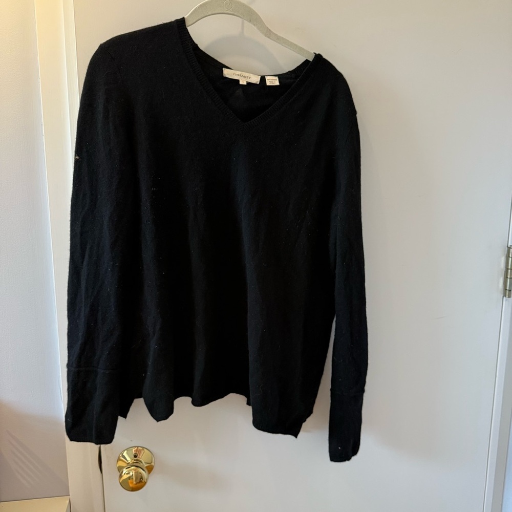 Inhabit Black Cashmere Sweater